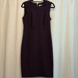 Calvin Klein size 8. Perfect dress for work. Purple and black.
